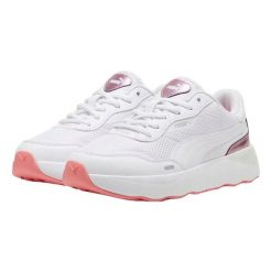 Kobiety/Panie Runtamed GirlPower Platform Trainers. Białe obuwie sportowe damskie Puma, bez wzorów, trekkingowe. Za 364.99 zł.