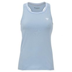 Damska koszulka tenisowa Tecnifibre Tank Top. Niebieskie koszulki sportowe damskie TECNIFIBRE, l, bez wzorów, z elastanu, bez kołnierzyka, bez ramiączek, na fitness i siłownię. Za 214.99 zł.