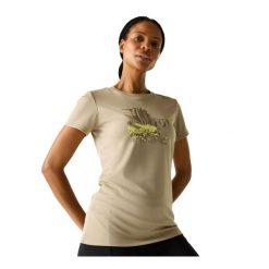 Koszulka Damska Fingal Abstract Art. Brązowe t-shirty damskie Regatta, bez wzorów, casualowe, bez kołnierzyka. Za 76.99 zł.