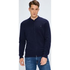 Tommy Hilfiger - Kardigan. Niebieskie kardigany męskie marki Tommy Hilfiger, z bawełny. W wyprzedaży za 399.90 zł.