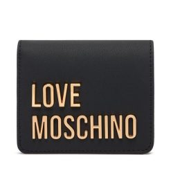 Portfel LOVE MOSCHINO. Czarne portfele damskie Love Moschino, bez wzorów. Za 337.99 zł.