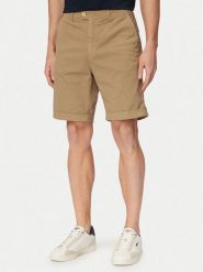 Aeronautica Militare Szorty materiałowe 261BE0278UCT04292 Beżowy Regular Fit. Brązowe szorty męskie Aeronautica Militare, m, bez wzorów, z bawełny. Za 434.99 zł.
