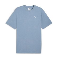 Koszulka Mężczyzna PUMA Sportowa Bluzka T-Shirt Bawełniana Krótki Rękaw r. S. Niebieskie koszulki sportowe męskie Puma, l, bez wzorów, z bawełny, sportowe, bez kołnierzyka. Za 97.00 zł.