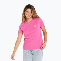 Koszulka damska Rip Curl Re-Entry Crew. Czerwone koszulki sportowe damskie RIPCURL, s, bez wzorów, bez kołnierzyka, bez ramiączek, na fitness i siłownię. Za 83.99 zł.