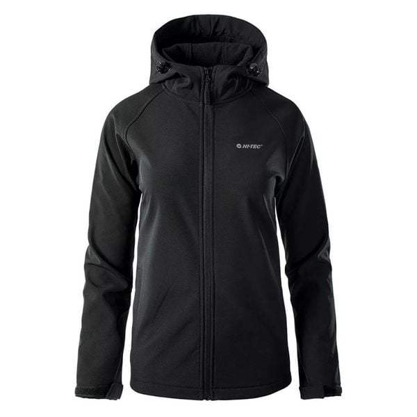Kurtka damska Softshell Hi-Tec Lady Neti - czarna, Rozmiar M. Czarne kurtki damskie Hi-tec, l, bez wzorów, z dzianiny. Za 144.99 zł.