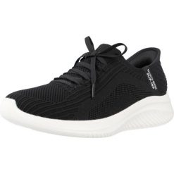 Buty SKECHERS SLIP-INS: ULTRA FLEX 3.0 TONAL STRETC Czarny. Czarne trampki i tenisówki damskie Skechers, bez wzorów, z materiału, bez zapięcia. Za 353.99 zł.