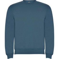 Bluza Unisex Dla Dorosłych Clasica Z Okrągłym Dekoltem. Niebieskie bluzy męskie ROLY, m, bez wzorów, bez kaptura. Za 73.99 zł.