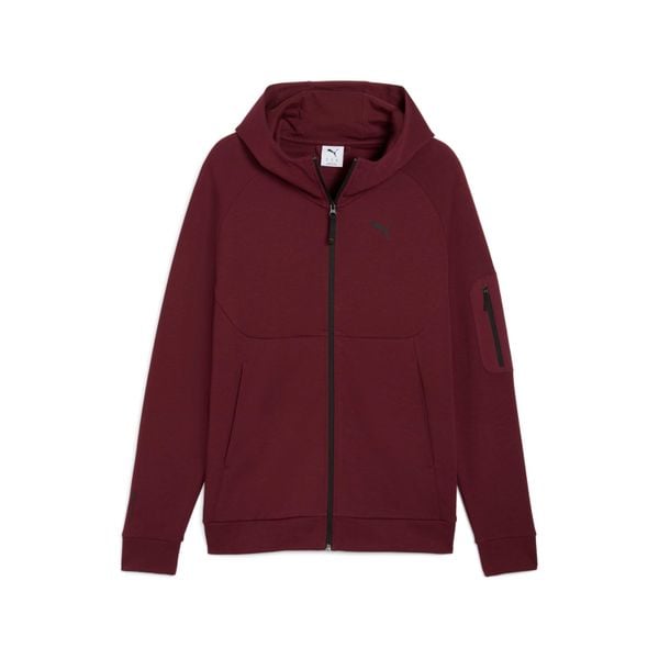 Bluza z kapturem Puma Pumatech. Czerwone bluzy męskie Puma, xl, bez wzorów, z materiału, z kapturem, na fitness i siłownię. Za 295.20 zł.