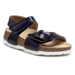 Sandały Superfit. Fioletowe sandały dziewczęce Superfit, bez zapięcia. Za 114.99 zł.
