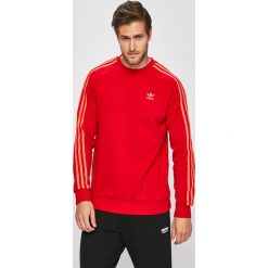 Adidas Originals - Bluza. Czerwone bluzy męskie adidas Originals, l, z aplikacjami, z bawełny, bez kaptura. Za 199.90 zł.