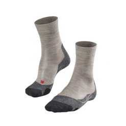 Skarpetki damskie Falke TK2 Melange. Szare skarpety damskie Falke, bez wzorów, z materiału. Za 161.50 zł.