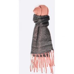 Only - Szal Azur. Szare szaliki i chusty damskie Only, w ażurowe wzory. W wyprzedaży za 39.90 zł.