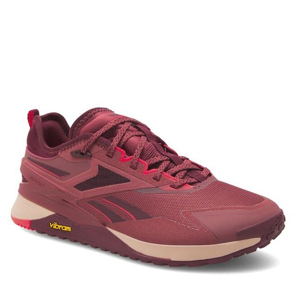 Buty na siłownię Reebok. Czerwone obuwie sportowe damskie Reebok, bez wzorów, na fitness i siłownię. Za 359.99 zł.