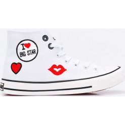 Big Star - Trampki. Szare trampki i tenisówki damskie Big Star, z materiału. W wyprzedaży za 59.90 zł.