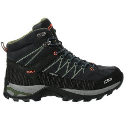 Buty trekkingowe męskie CMP Rigel Mid WP. Brązowe trekkingi męskie CMP, trekkingowe. Za 399.99 zł.