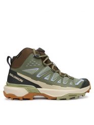 Salomon Trekkingi X Ultra 360 Edge Mid GTX L49098800 Zielony. Zielone trekkingi damskie Salomon, trekkingowe. Za 729.99 zł.