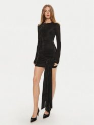 Bardot Sukienka koktajlowa 59555DB Czarny Regular Fit. Czarne sukienki damskie Bardot, bez wzorów, z syntetyku, wizytowe, bez kołnierzyka, bez ramiączek. Za 329.99 zł.