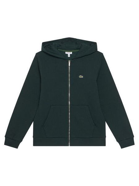 Lacoste Bluza SJ9723 Zielony Regular Fit. Zielone bluzy dla chłopców Lacoste, bez wzorów, z syntetyku, bez ramiączek, bez kaptura. Za 205.99 zł.