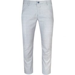 Spodnie Casualowe w Kratkę, Granatowo-Szare, Męskie -TO-ON- Zwężane, Chinosy. Niebieskie eleganckie spodnie męskie TO-ON, m, bez wzorów, z bawełny. Za 159.00 zł.