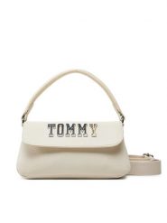Tommy Jeans Torebka Tjw Everywhere Flap Crossover AW0AW17391 Beżowy. Brązowe torebki do ręki damskie Tommy Jeans, bez wzorów, z jeansu, bez dodatków. Za 239.99 zł.