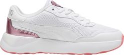 Puma Buty damskie Puma Runtamed Platform GirlPower białe 395259 01 37,5. Białe obuwie sportowe damskie Puma, bez wzorów. Za 267.74 zł.