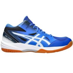 Buty męskie do siatkówki Asics Gel-Task MT3. Białe buty sportowe męskie Asics, bez zapięcia, do piłki ręcznej. W wyprzedaży za 343.50 zł.