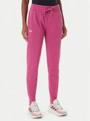 Under Armour Spodnie dresowe Ua Rival 1379438 Różowy Loose Fit. Czerwone spodnie dresowe damskie Under Armour, l, bez wzorów, z bawełny. Za 219.99 zł.