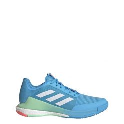 Buty damskie adidas Crazyflight. Białe obuwie sportowe damskie Adidas, bez wzorów, do siatkówki. Za 445.70 zł.
