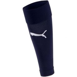 Getry piłkarskie Puma teamGOAL 23 Sleeve Socks. Niebieskie legginsy sportowe męskie Puma, bez wzorów, do biegania. Za 37.00 zł.