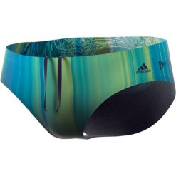 Kąpielówki w kolorze zielono-niebieskim. Kąpielówki męskie marki adidas Swim. W wyprzedaży za 72.95 zł.
