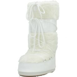 Buty MOON BOOT MB ICON FAUX Biały. Białe trekkingi damskie Moon Boot, na zimę, trekkingowe. Za 1,174.99 zł.