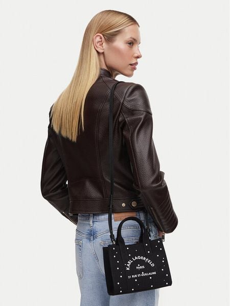KARL LAGERFELD Torebka B3W50025 Czarny. Czarne torebki do ręki damskie KARL LAGERFELD, bez wzorów, bez dodatków. Za 529.99 zł.