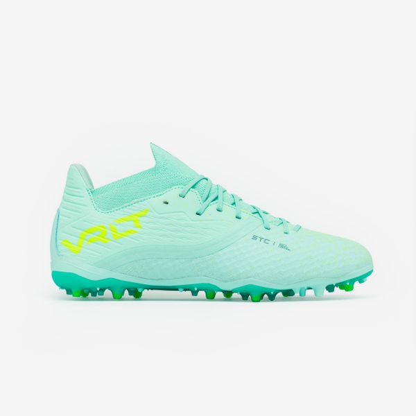 Buty piłkarskie Kipsta Viralto III 3D Airmesh MG/AG. Zielone buty sportowe męskie KIPSTA, z dzianiny, bez zapięcia, do piłki nożnej. Za 219.99 zł.