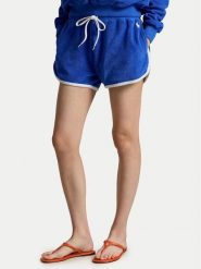 Polo Ralph Lauren Szorty sportowe 211A12956001 Niebieski Relaxed Fit. Niebieskie szorty sportowe damskie Polo Ralph Lauren, xxs, bez wzorów, z bawełny, sportowe. Za 599.99 zł.