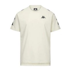 T-shirt Kappa Gonni Athleisure. Białe t-shirty męskie Kappa, m, bez wzorów, z bawełny, eleganckie, bez kołnierzyka. Za 169.00 zł.