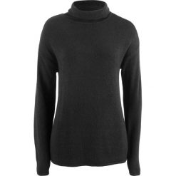 Sweter z golfem bonprix czarny. Swetry damskie bonprix. Za 44.99 zł.