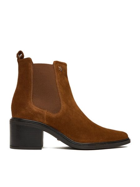 MEXX Botki CEO-MX/046C-WI44 Brązowy. Brązowe botki damskie Mexx, bez obcasa, na słupku, bez zapięcia. Za 399.99 zł.