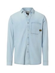 G-Star RAW Męska koszula dżinsowa - Asinart 80Z Denim Mężczyźni Regular Fit Bawełna (100%) niebieski jednolity, S. Niebieskie koszule męskie G-Star Raw, m, bez wzorów, z bawełny, retro, bez kołnierzyka, bez ramiączek. Za 499.95 zł.