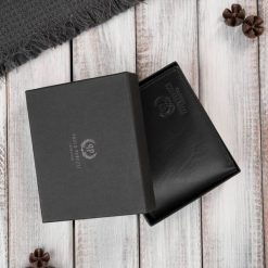 Elegancki portfel męski skórzany czarny z ochroną RFID Paolo Peruzzi AY-11-BL. Czarne portfele męskie Paolo Peruzzi, bez wzorów, ze skóry. Za 59.00 zł.