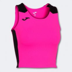 Tank top do biegania damski Joma Record II Crop top. Czarne t-shirty damskie Joma, s, bez wzorów, sportowe, bez kołnierzyka. W wyprzedaży za 107.40 zł.