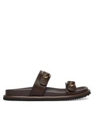 Blauer Klapki S6BLOOM03/LEA Brązowy. Brązowe klapki damskie Blauer, bez wzorów, ze skóry, bez obcasa. Za 559.99 zł.