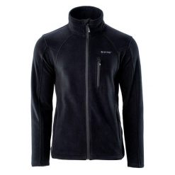 Bluza Polarowa Męska Pełen Suwak Monar. Czarne bluzy męskie Hi-tec, na zimę, m, bez wzorów, z polaru, bez kaptura. Za 189.99 zł.