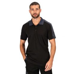 Koszulka Polo Męska Kontrastowa Coolweave. Niebieskie koszulki polo męskie Regatta, m, bez wzorów, z materiału, klasyczne, bez ramiączek. Za 67.99 zł.