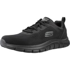 Buty SKECHERS TRACK Czarny. Czarne buty sportowe męskie Skechers, bez zapięcia, na fitness i siłownię. Za 390.00 zł.