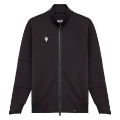 Bluza zapinana na zamek błyskawiczny Macron Icon Cobb Tech. Czarne bluzy sportowe męskie Macron, l, bez wzorów, z tkaniny, bez kaptura. Za 462.50 zł.