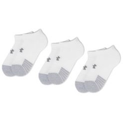 Skarpety krótkie Under Armour. Białe skarpety damskie Under Armour, bez wzorów. Za 39.99 zł.