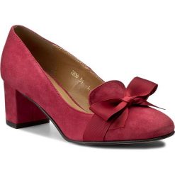 Półbuty SAGAN - 2839 Bordo Welur. Półbuty damskie Sagan. W wyprzedaży za 199.00 zł.