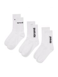 Sprandi Skarpety długie 0WB-004-SS23 Biały. Białe skarpety damskie Sprandi, bez wzorów, z bawełny. Za 39.99 zł.