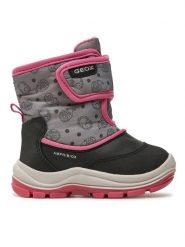 Geox Śniegowce B Flanfil Girl B Abx B263WG 0BCMN C9235 M Czarny. Czarne buty zimowe dziewczęce Geox, ze skóry, bez zapięcia. Za 299.99 zł.