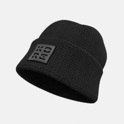 KORE Beanie. Czarne czapki i kapelusze damskie Head, na zimę, z aplikacjami, sportowe. W wyprzedaży za 120.00 zł.